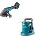 Makita GAG01Z 40V max XGT 4-1/2" / 5" Angle Grinder W/ GTK01Z 40V max XGT Hot Water Kettle
