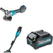 Makita GAG06Z Angle Grinder Kit W/ GLC01Z HEPA Vac and FREE BL4040 Battery