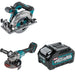 Makita GAG07Z Angle Grinder W/ GSH05Z Circular Saw and FREE BL4040 Battery