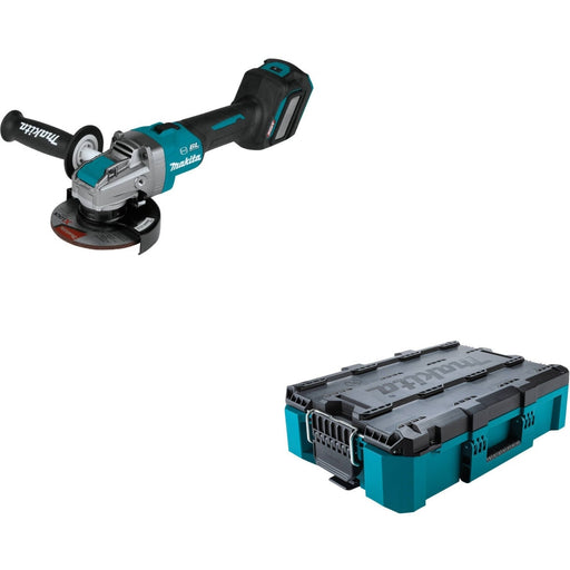 Makita GAG11Z X-LOCK Angle Grinder Kit W/ FREE T-90037 MAKTRAK Tool Box