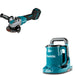 Makita GAG13Z 4-1/2" / 5" X-LOCK Paddle Switch Angle Grinder W/ GTK01Z Hot Water Kettle