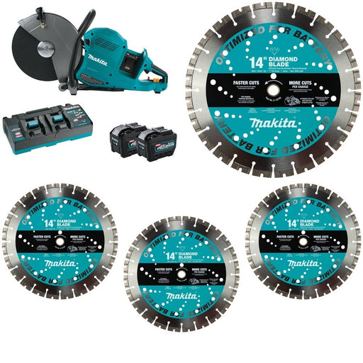 Makita GEC01PL Power Cutter W/ FREE E-16748 Diamond Blade, 4 Pack