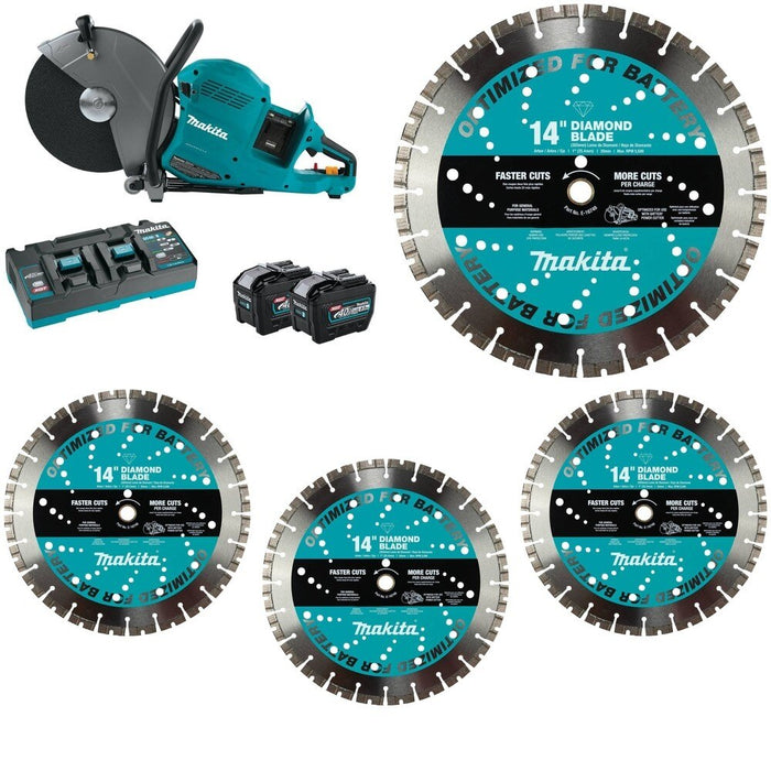 Makita GEC01PL Power Cutter W/ FREE E-16748 Diamond Blade, 4 Pack