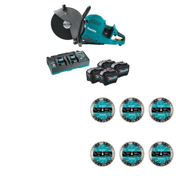 Makita GEC01PL4 Power Cutter W/ FREE E-16748 Diamond Blade, 6 Pack