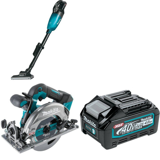 Makita Compact Vacuum Kit W/ Circular Saw and FREE 4.0Ah Battery
