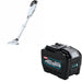 Makita GLC02Z 4-Speed Compact Stick Vacuum W/ BL4080F 40V max XGT 8.0Ah Battery