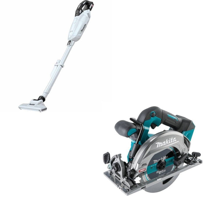 Makita GLC02Z 4-Speed Compact W/ GSH05Z 40V max XGT Brushless Cordless 6-1/2" Circular Saw