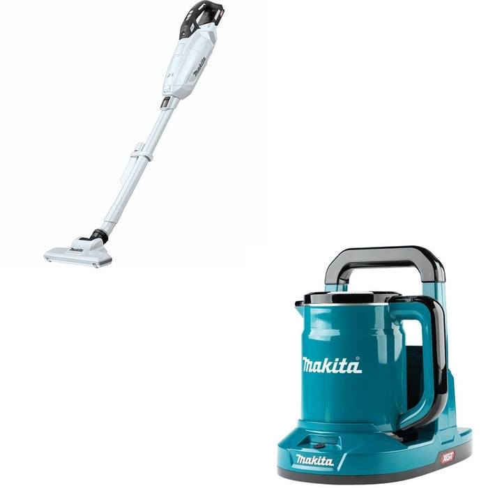 Makita GLC02Z 40V max XGT Brushless Cordless 4-Speed Compact Stick Vacuum W/ GTK01Z Hot Water