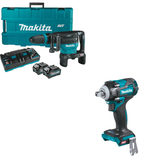 Makita GMH02PM 80V max XGT Hammer Kit W/ FREE GWT05Z 40V max XGT Impact Wrench