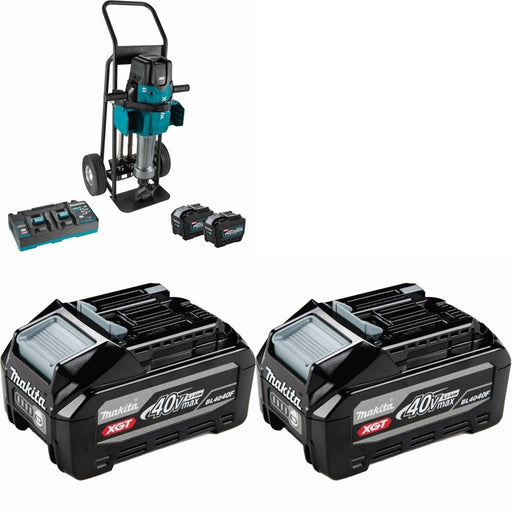 Makita GMH04PLX 80V Breaker Hammer Kit W/ FREE BL4040F 4.0Ah Battery, 2 Pack