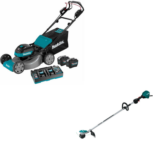 Makita GML01PL 40V Max XGT Lawn Mower Kit W/ FREE GRU01Z 40V max XGT Trimmer