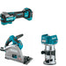 Makita GMT01Z Oscillating Multi-Tool Kit W/ GPS01Z Plunge Saw and FREE GTR01Z Router