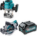 Makita GPR01Z Plunge Router Kit W/ Rear Handle Saw and FREE Battery