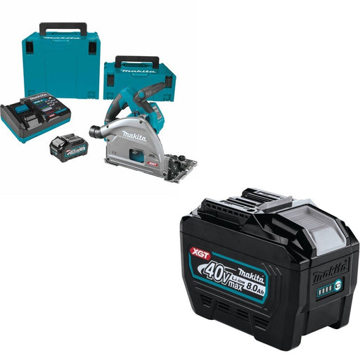 Makita GPS01M1J 40V max XGT 6-1/2" Plunge Circular Saw Kit W/ BL4080F 40V max XGT 8.0Ah Battery