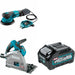 Makita GPS01Z Plunge Circular Saw W/ GOB01CZ Random Orbit Sander and FREE BL4040 Battery