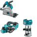 Makita GPS01Z Plunge Saw Kit W/ GPK01Z Planer and FREE GTR01Z Router