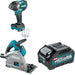 Makita GPS01Z Plunge Circular Saw W/ GWT07Z Impact Wrench and FREE BL4040 Battery