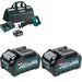 Makita GRJ01M1 40V Recipro Saw Kit W/ BL4040 4.0Ah Battery, 2 Pack