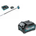 Makita GRV01M1 40V Max XGT 5-1/2' Vibrator Kit W/ FREE BL4040 40V Max Battery