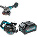 Makita GSC01Z Metal Cutting Saw W/ GAG07Z Angle Grinder and FREE BL4040 Battery