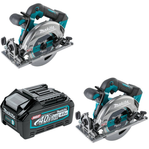 Makita GSH05Z Circular Saw, 2 Pack Kit W/ FREE BL4040 Battery