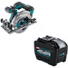 Makita GSH05Z 40V max XGT Brushless Cordless 6-1/2" Circular Saw W/ BL4080F 8.0Ah Battery