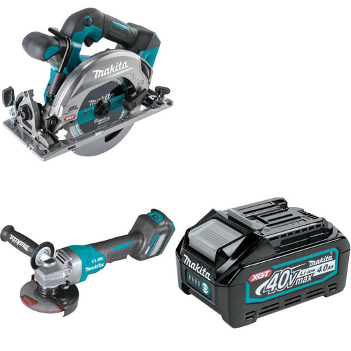 Makita GSH05Z Circ Saw Kit W/ GAG06Z Angle Grinder and FREE Battery