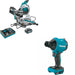 Makita GSL03M1 40V max XGT 10" Compound Miter Saw W/ FREE GSA01Z Blower