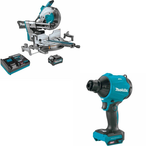 Makita GSL04M1 40V max XGT 12" Sliding Compound Miter Saw W/ FREE GSA01Z Blower