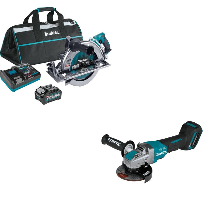 Makita GSR02M1 Rear Handle 10-1/4in Saw Kit W/ FREE GAG13Z Angle Grinder