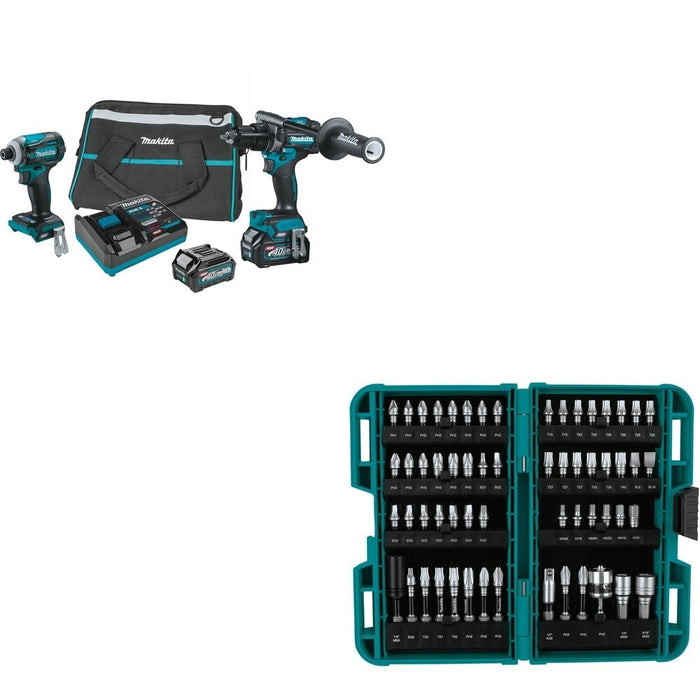 Makita GT200D 40V max XGT 2-Pc. Combo W/ FREE E-01644 Bit Set