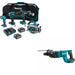 Makita GT400M1D1 40V max XGT 4-Pc. Combo W/ FREE GRH07Z Rotary Hammer