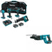 Makita GT401M1D1 40V max XGT 4-Pc. Combo W/ FREE GRH07Z Rotary Hammer