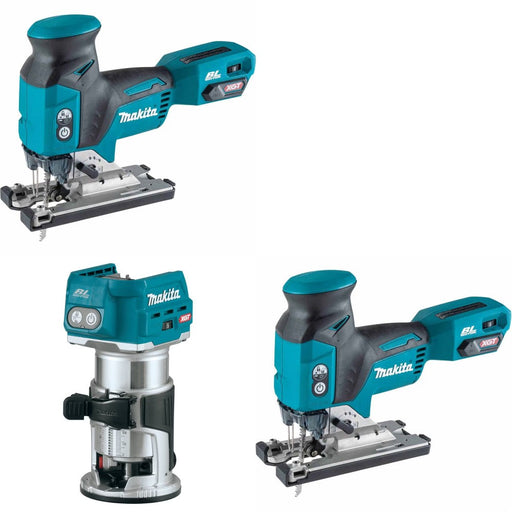 Makita GVJ01Z Barrel Grip Jig Saw, 2 Pack Kit W/ FREE GTR01Z Router