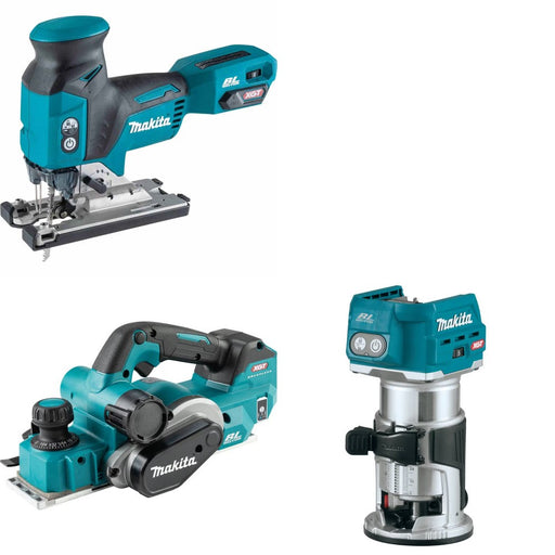 Makita GVJ01Z Barrel Grip Jig Saw Kit W/ GPK01Z Planer and FREE GTR01Z Router