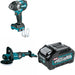 Makita GVP01Z Polisher W/ GWT07Z Impact Wrench and FREE BL4040 Battery