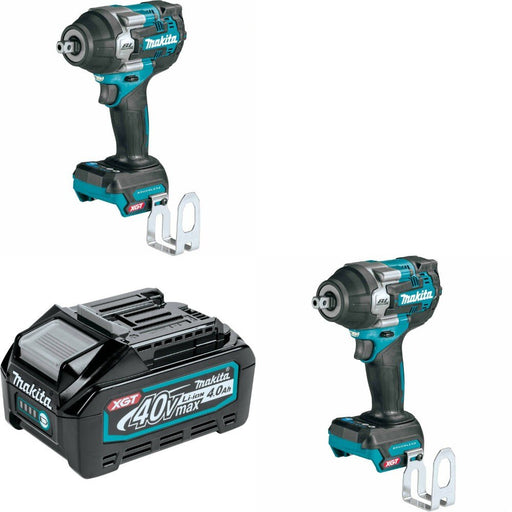 Makita GWT08Z Impact Wrench, 2 Pack Kit W/ FREE BL4040 Battery