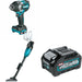 Makita GWT08Z Impact Wrench Kit W/ GLC01Z Vacuum and FREE BL4040 Battery