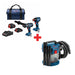 Bosch GXL18V-260B26 18V 2-Tool Combo Kit W/ FREE GAS18V-3N 18V Vacuum Cleaner