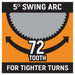 GearWrench 39327 SAE/Metric 72-Tooth Combination Ratcheting Wrench Tool Set (32-Piece) - 4