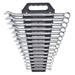 GearWrench 81901 15 Pc. 12 Point Long Pattern Combination SAE Wrench Set
