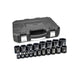 GearWrench 84932N 19 Pc. 1/2" Drive 6 Point Standard Impact SAE Socket Set