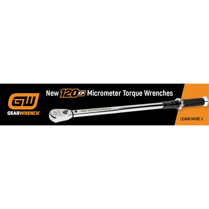 GearWrench 85171 1/4" Drive 120XP Micrometer Torque Wrench 30-200 in/lbs. - 5