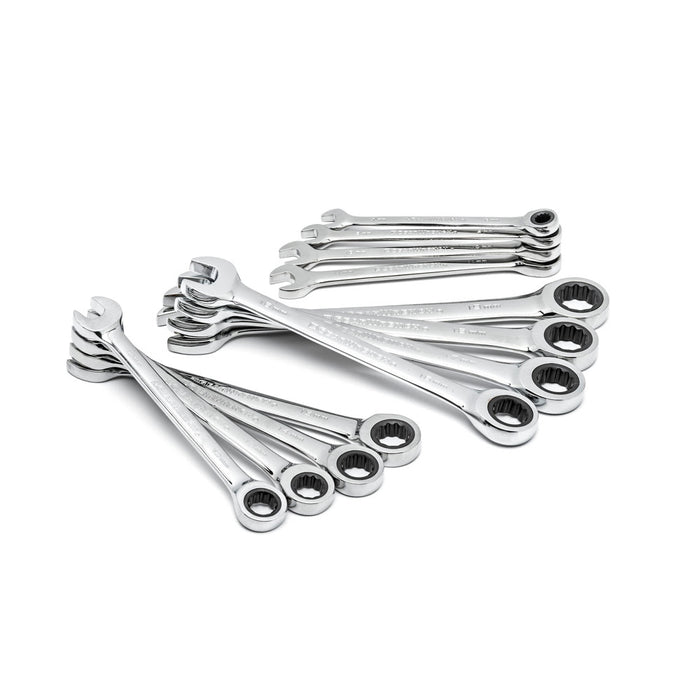 GearWrench 9412 12 Pc. 72-Tooth 12 Point Ratcheting Combination Metric Wrench Set - 6