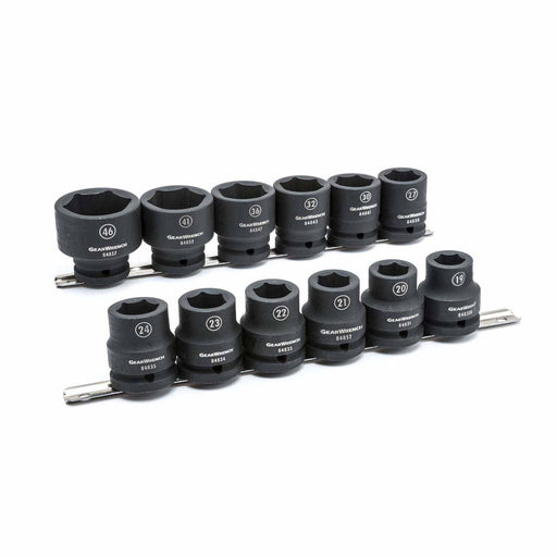 Gearwrench 84958 12 Pc. 3/4" Drive 6 Point Standard Impact Metric Socket Set