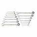 GearWrench 86959 14 Pc. 90-Tooth 12 Point SAE Combination Ratcheting Wrench Set