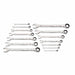 GearWrench 86959 14 Pc. 90-Tooth 12 Point SAE Combination Ratcheting Wrench Set