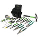 Greenlee 0159-12 Journeyman's Tool Kit, 17 pc