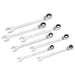 Greenlee 0354-01 7-Piece Combination Ratcheting Wrench Set