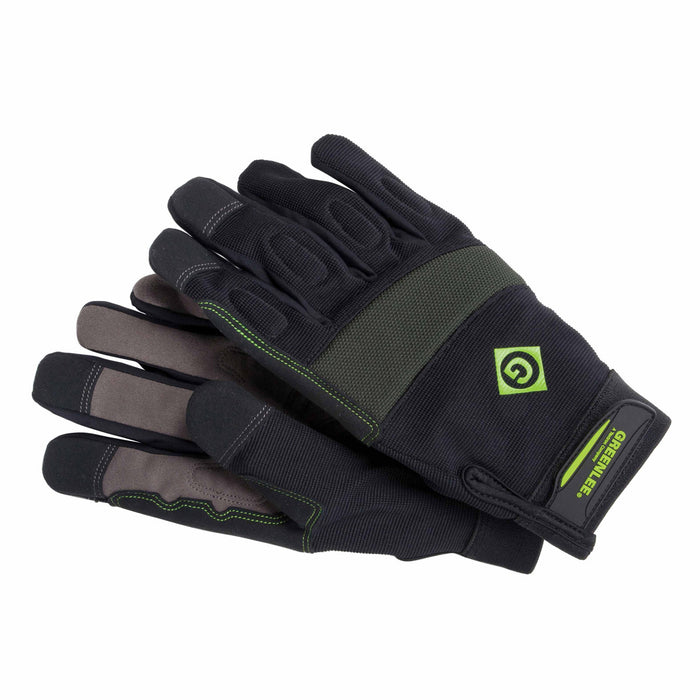 Greenlee 0358-13L Black Handyman Gloves, Large - 3